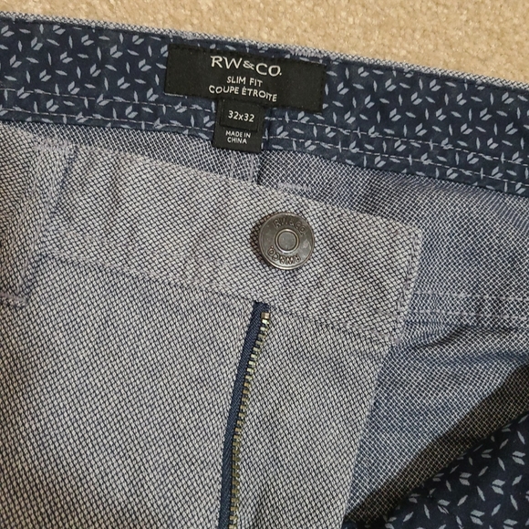 RW&CO Mens 32X32 Slim Fit Jeans - Picture 6 of 7
